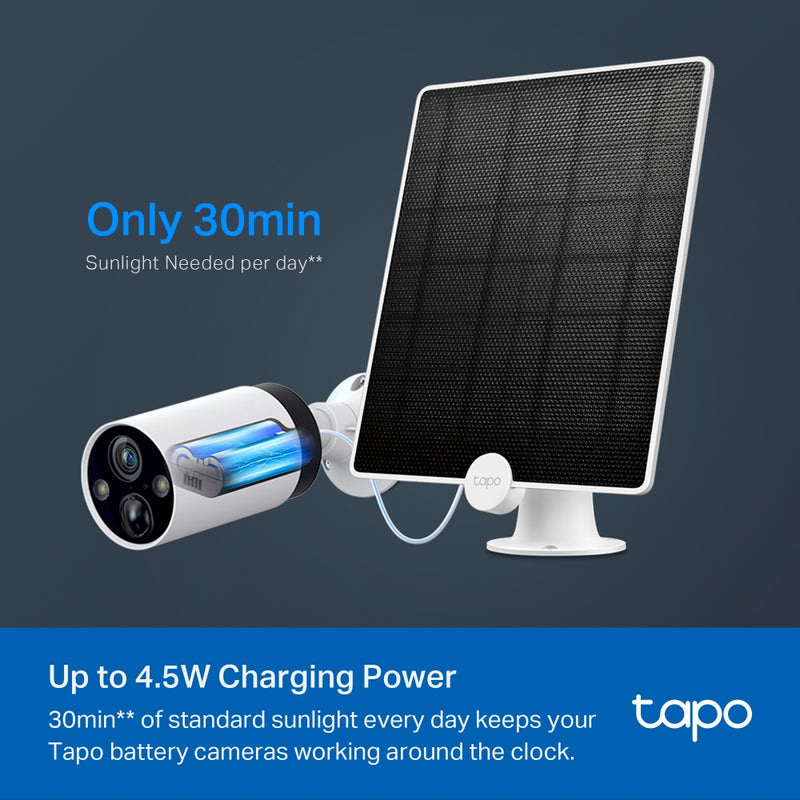 TP-Link Tapo A200 Solar Panel, for Tapo Battery Powered Cameras