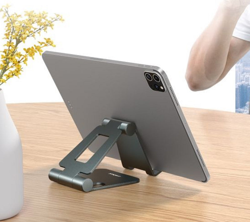 mBeat Foldable Hands Free Mobile & Tablet Stand - Space Grey