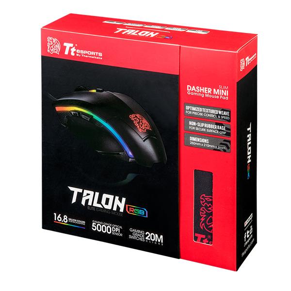 Tt eSports by Thermaltake TALON ELITE RGB Gaming Mouse