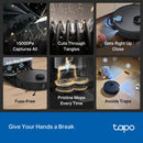TP Link Tapo RV50 Pro Omni AI Detection Robot Vacuum & Mop + All-in-One Self-Cleaning Station