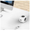 ALLOCACOC POWERCUBE Extended 4 Outlets with 2 USB, 3M - Grey