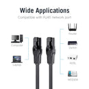 Vention Flat CAT6 UTP Patch Cord Cable 0.75M Black
