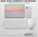 Rapoo 9050M slim multi-mode wireless Keyboard & Mouse, White