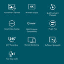 TP-Link VIGI NVR2016H 16 Channel Network Video Recorder