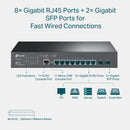 TP-LINK 8-Port Gigabit L2 Lite Managed Switch with 2 SFP Slots