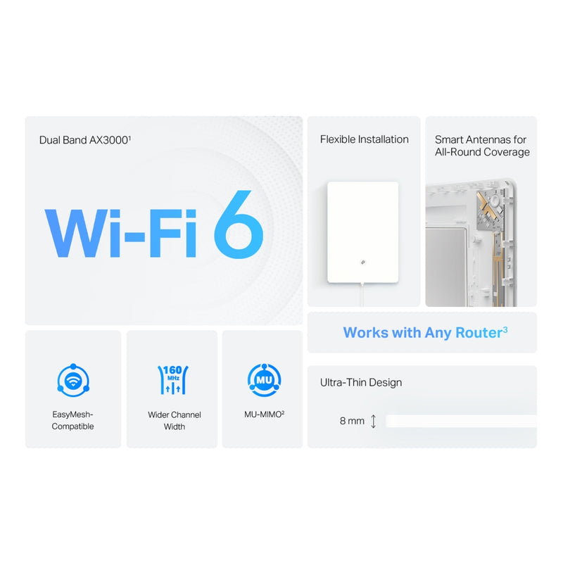 TP-Link Air E5 AX3000 Dual-Band Wi-Fi 6 Air Range Extender