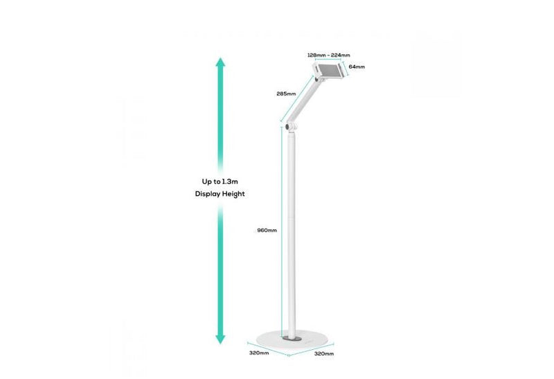 mBeat Activiva Universal iPad & Tablet Floor Stand -1.3m Height