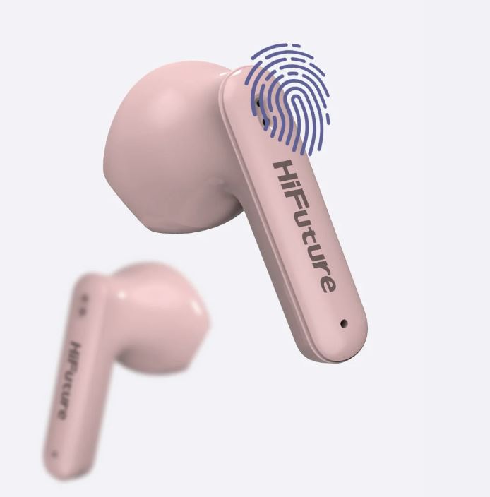 HiFuture ColorBuds2  Earbuds,  5 hours Play time, Pink