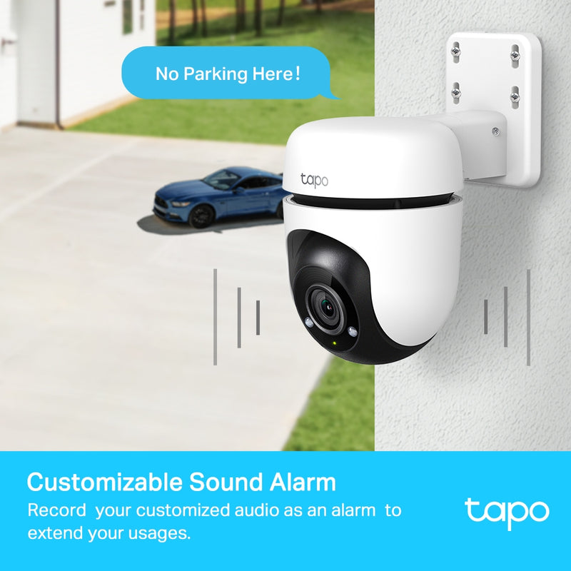 TP-Link Tapo C500, Outdoor Pan/Tilt Security WiFi Camera. 1080P,  360Â° horizontal & 130Â° vertical view, Power : AC Adapter