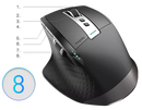 Rapoo MT750Plus 2.4g and Bluetooth Wireless Mouse with Cross-screen transmission technology