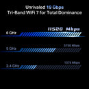 TP LINK Archer GE800 BE19000 Tri-Band Wi-Fi 7 Gaming Router