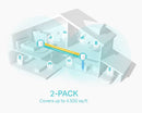 TP-Link Deco AX3000 Whole Home Mesh WiFi 6 System, 2 Pack