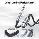 Vention 6.35mm TRS Male to XLR Female Audio Cable 3M Gray Aluminum Alloy Type