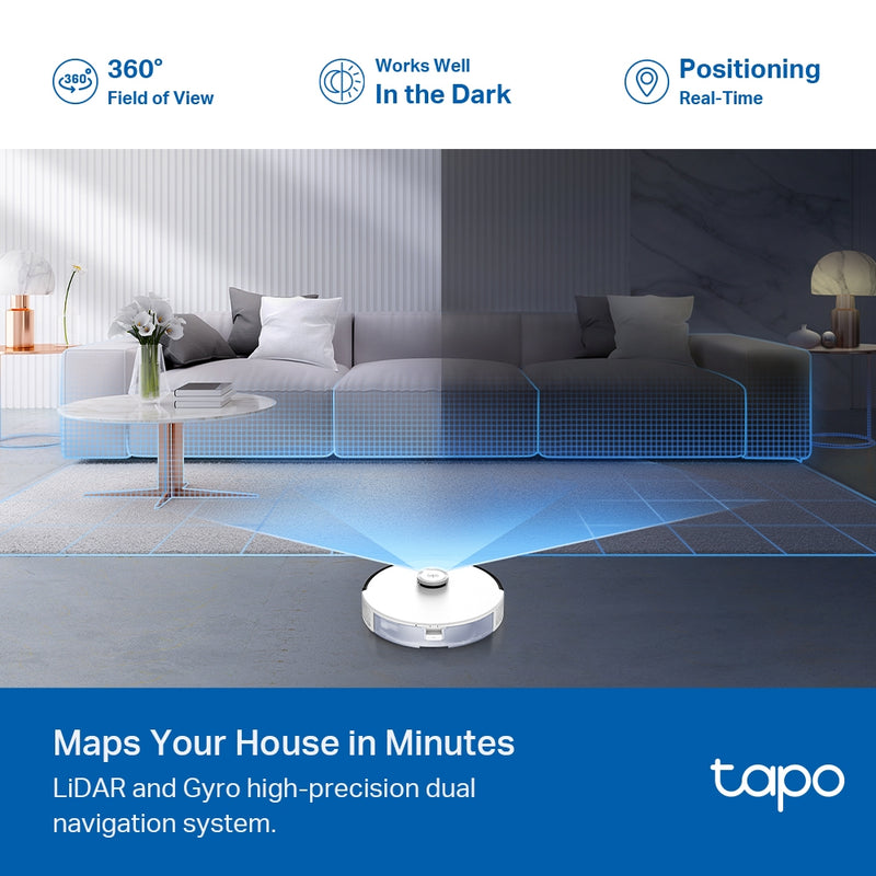 TP-Link Tapo RV30C LiDAR Navigation Robot Vacuum