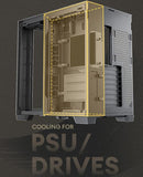 Antec Constellation C8 Full-View E-ATX 440mm GPU. Full Tower Case BLACK