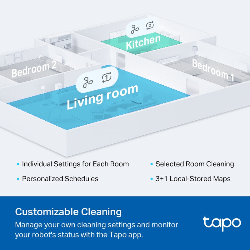 TP-Link Tapo RV30C LiDAR Navigation Robot Vacuum