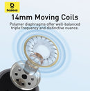 Baseus Enock CZ17 Semi-In-Ear Wired Earphones - Black