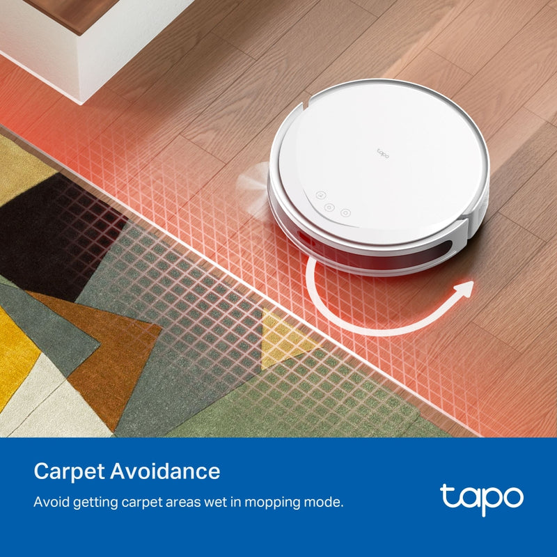 TP Link Tapo RV20 Max Plus 5300Pa Suction MagSlim LiDAR Navigation Robot Vacuum and Mop with Auto-Empty Dock