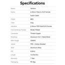 Vention 6.35mm TRS Male to XLR Female Audio Cable 3M Gray Aluminum Alloy Type