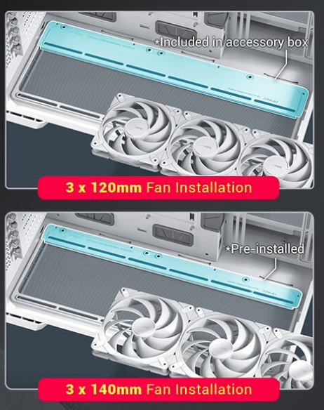 Antec Constellation C8 Full-View E-ATX 440mm GPU. Full Tower Case WHITE
