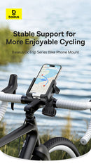 Baseus GoTrip Series Bike Phone Mount Rearview Mirror Version Cluster Black