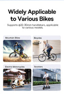 Baseus GoTrip Series Bike Phone Mount Rearview Mirror Version Cluster Black