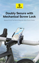 Baseus PrimeTrip Series Magnetic Bike Phone Holder Cosmic Black