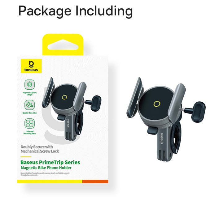 Baseus PrimeTrip Series Magnetic Bike Phone Holder Cosmic Black