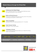 Baseus GoTrip Series Bike Phone Mount Rearview Mirror Version Cluster Black