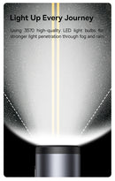 Baseus PrimeTrip Series Dual-Color Bike Light 2-in-1 Set Cosmic Black