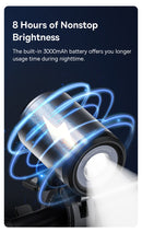 Baseus PrimeTrip Series Dual-Color Bike Light 2-in-1 Set Cosmic Black