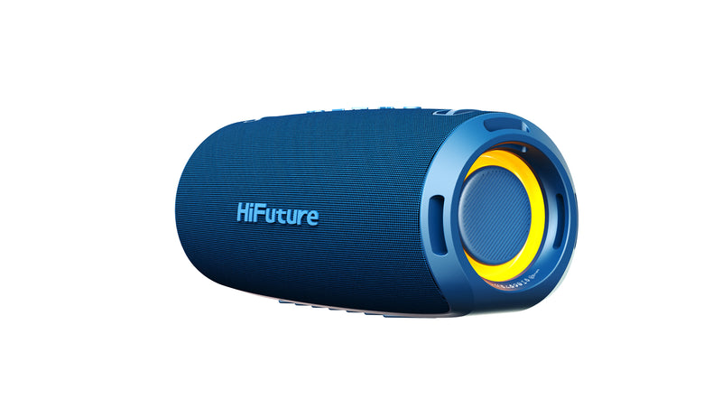 HiFuture Gravity Outdoor Bluetooth Speaker 30W, 8 hours Playtime, Blue