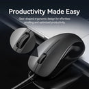 Vention USB Wired Full-Sized Silent Keyboard and Mouse Combo Black Slim Type