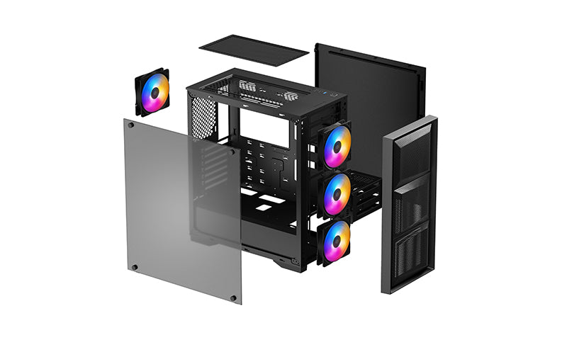 Deepcool MATREXX 50 Mesh CASE with  RGB FAN x 4