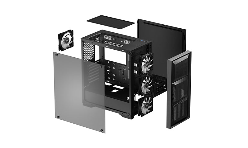 Deepcool MATREXX 50 Mesh CASE with  RGB FAN x 4