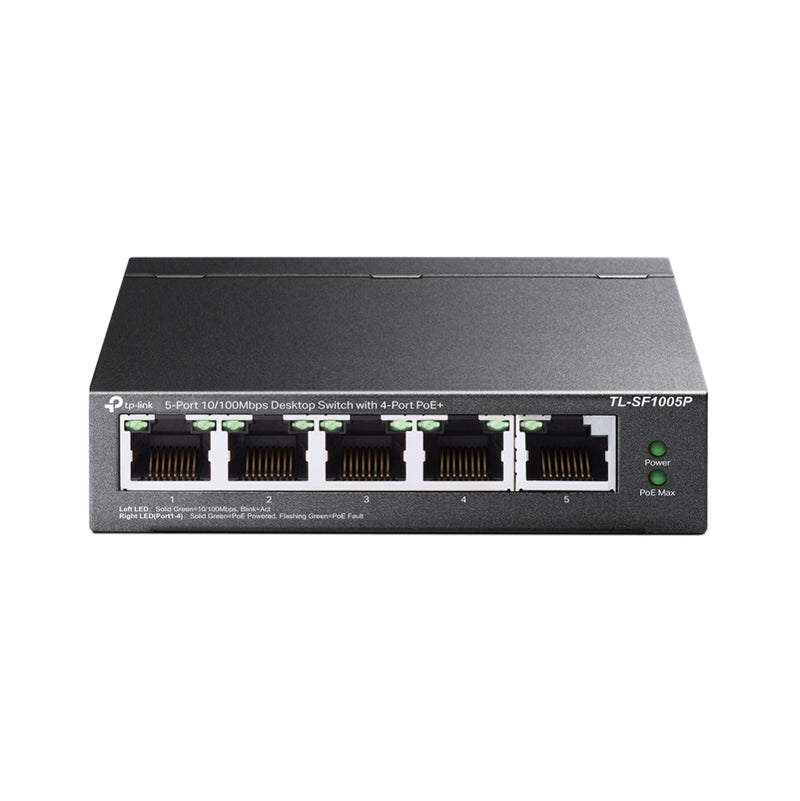 TP-Link TL-SF1005P 5-Port 10/100Mbps Desktop Switch With 4-Port PoE