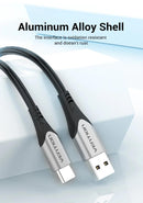 Vention USB 2.0 A Male to C Male 3A Cable 3M Black