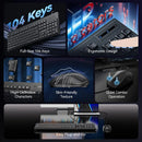 Vention USB Wired Full-Sized Silent Keyboard and Mouse Combo Black Slim Type