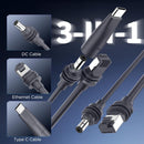 Orbitmate 5M 2-in-1 Power & Data Cable for Starlink Mini