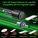 Orbitmate 5M 2-in-1 Power Cable with Car Charger for Starlink Mini