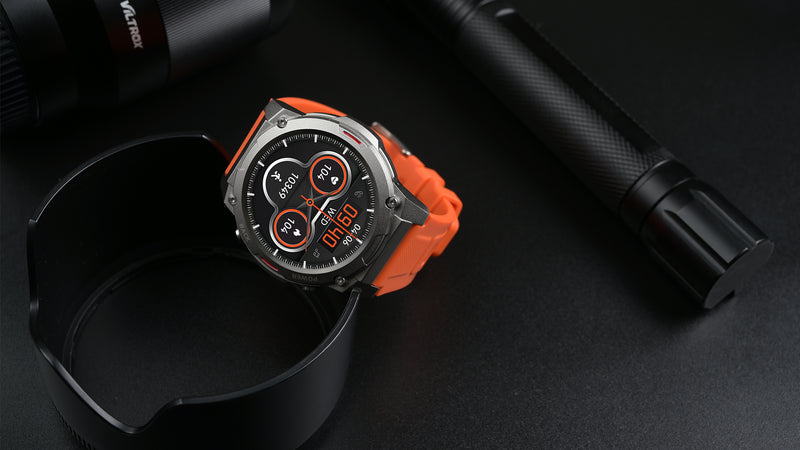 HiFuture FutureGo MIX2 outdoor bluetooth calling smartwatch, 1.43 " AMOLED Display, Orange