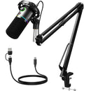 Maono PD200XS USB/XLR Dynamic Microphone Kit Black