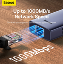 OS-Baseus UltraJoy Series 4-Port HUB Space Grey Type-C to USB 3.0 x 4