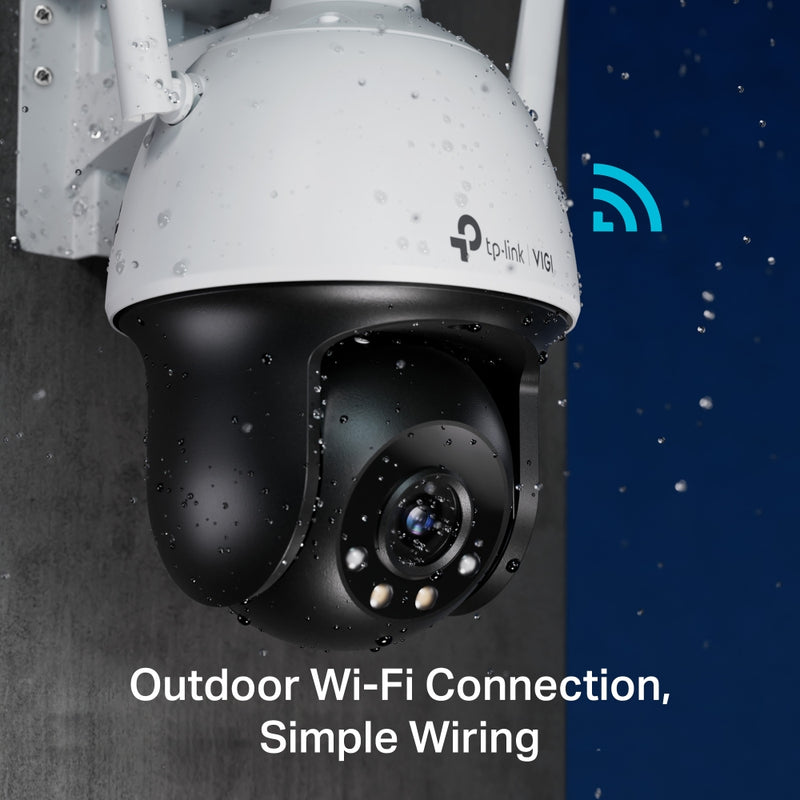 TP-Link VIGI C540-W (4mm) 4MP Outdoor Full-Colour Wi-Fi Pan Tilt Network Camera