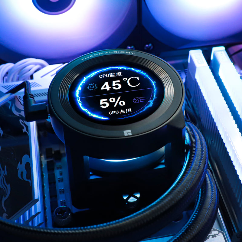 Thermalright Core Vision 360 Black Argb AIO CPU Cooler