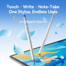 Vention 3-in-1 Magnetic Stylus Pen White Aluminum Alloy Type