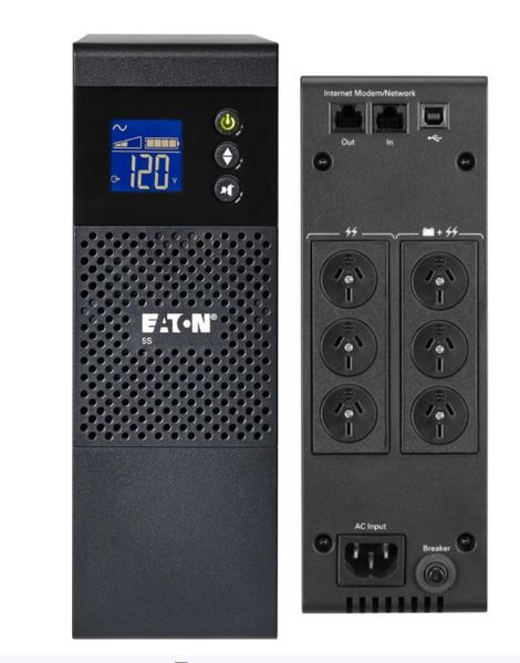 Eaton 5S 850VA/510W Line Interactive UPS LCD