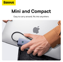 OS-Baseus UltraJoy Series 4-Port HUB Space Grey Type-C to USB 3.0 x 4