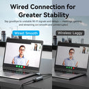 Vention USB-C + USB-A to 2.5 Gigabit Ethernet Adapter 0.15M Gray Aluminum Alloy Type