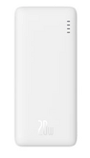 OS-Baseus Airpow Fast Charge Power Bank 10000mAh 20W Whiteï¼ˆWith Simple Series Charging Cable USB to Type-C 30cm Whiteï¼‰